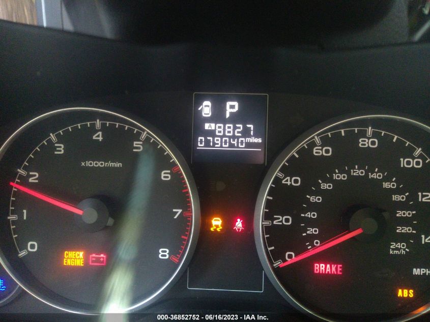 2013 SUBARU OUTBACK 2.5I PREMIUM - 4S4BRBGCXD3312076