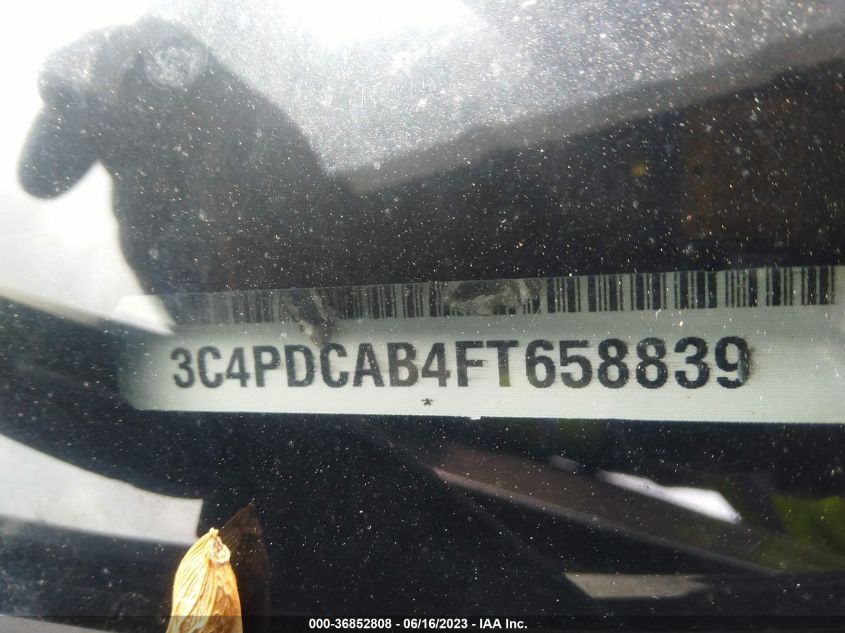 2015 DODGE JOURNEY AMERICAN VALUE PKG - 3C4PDCAB4FT658839