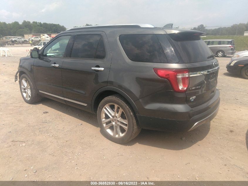 2017 FORD EXPLORER LIMITED - 1FM5K8F80HGB58994