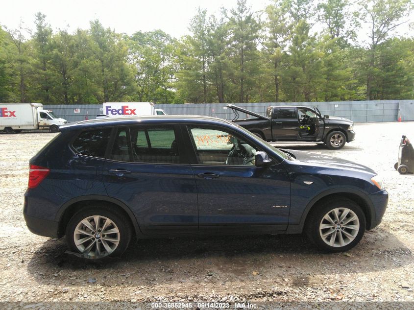 2014 BMW X3 XDRIVE28I - 5UXWX9C53E0D13912