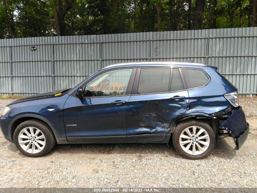 2014 BMW X3 XDRIVE28I - 5UXWX9C53E0D13912