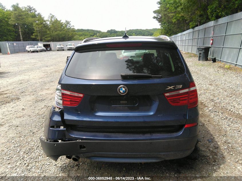 2014 BMW X3 XDRIVE28I - 5UXWX9C53E0D13912