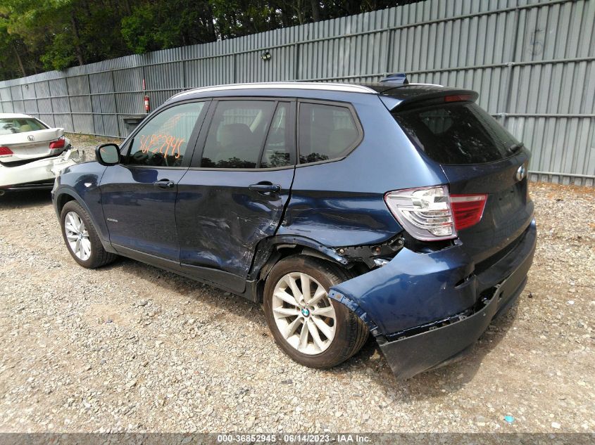 2014 BMW X3 XDRIVE28I - 5UXWX9C53E0D13912