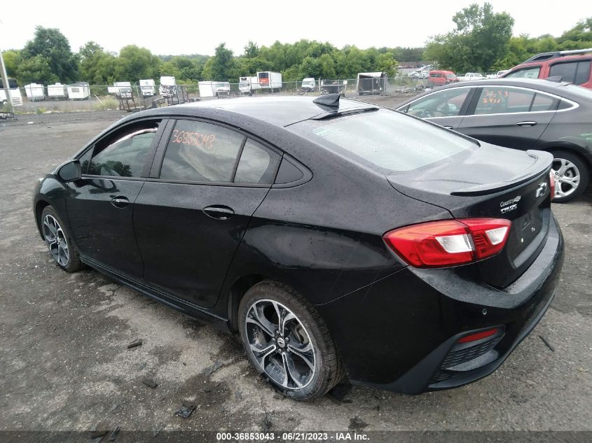 2019 CHEVROLET CRUZE LT - 1G1BE5SM0K7130211