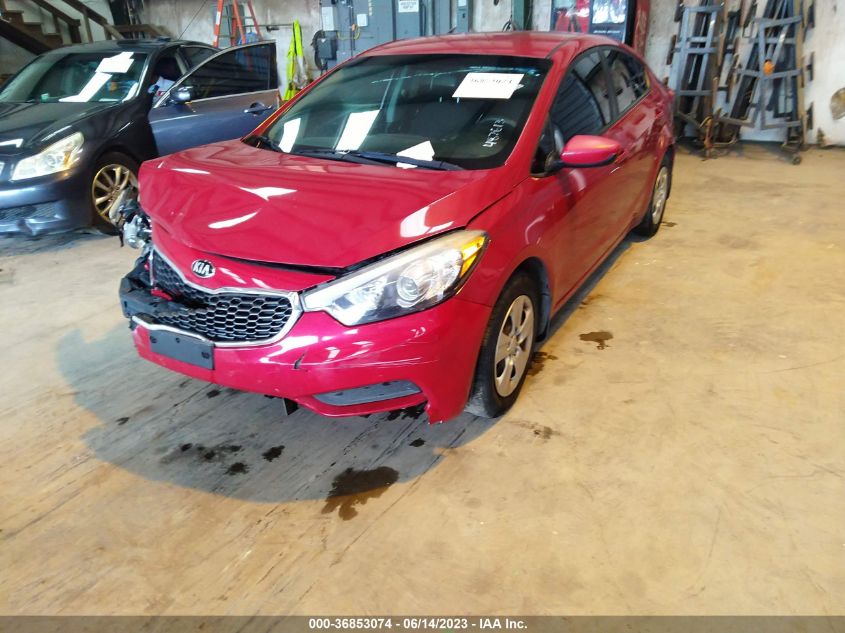 2016 KIA FORTE LX - KNAFK4A69G5487613