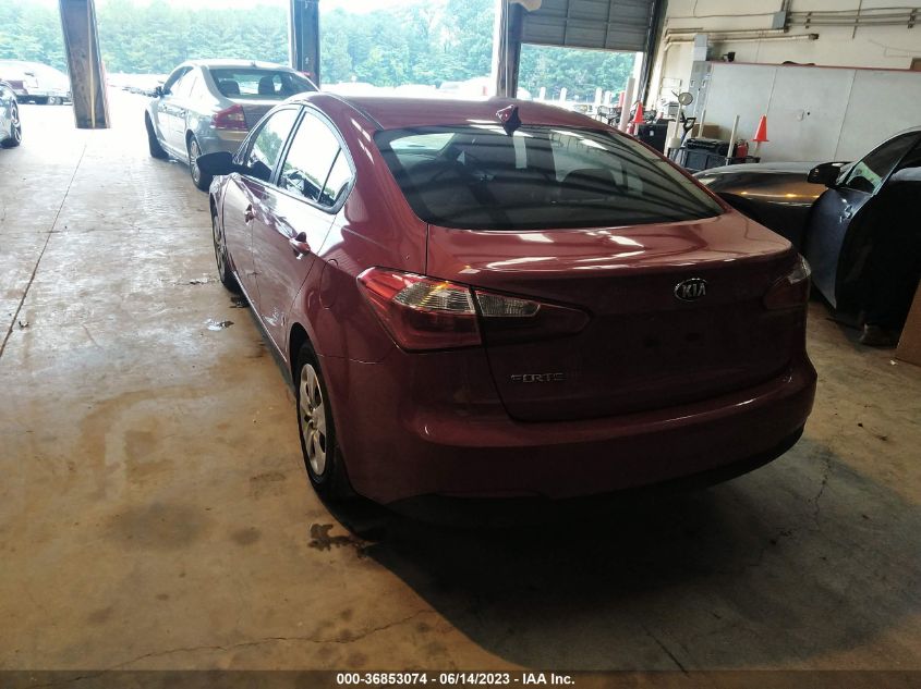 2016 KIA FORTE LX - KNAFK4A69G5487613