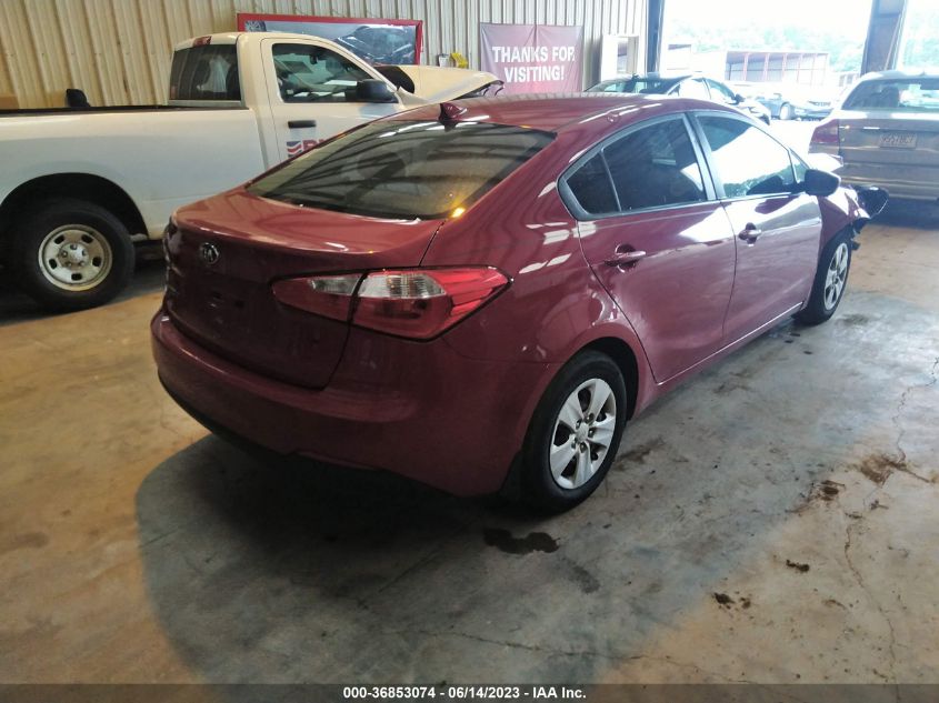 2016 KIA FORTE LX - KNAFK4A69G5487613