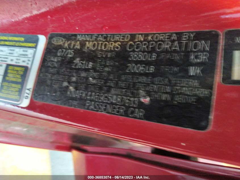 2016 KIA FORTE LX - KNAFK4A69G5487613