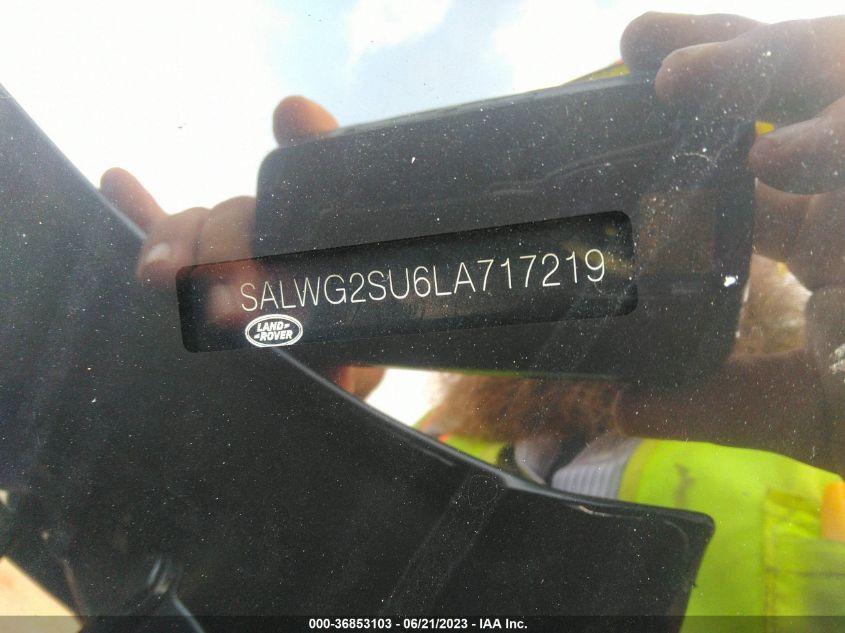 2020 LAND ROVER RANGE ROVER SPORT SE - SALWG2SU6LA717219