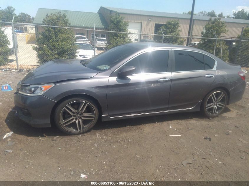 2017 HONDA ACCORD SEDAN SPORT - 1HGCR2F59HA028193
