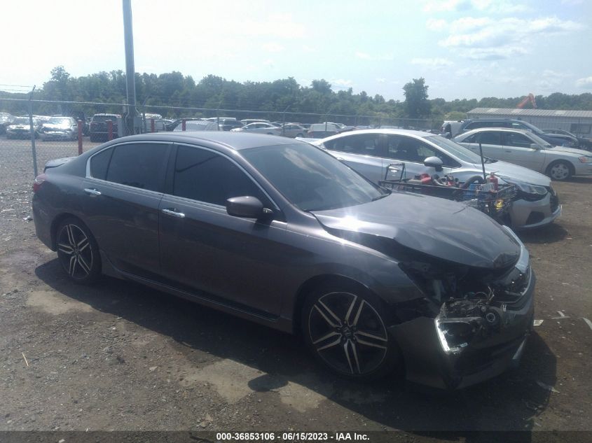 2017 HONDA ACCORD SEDAN SPORT - 1HGCR2F59HA028193