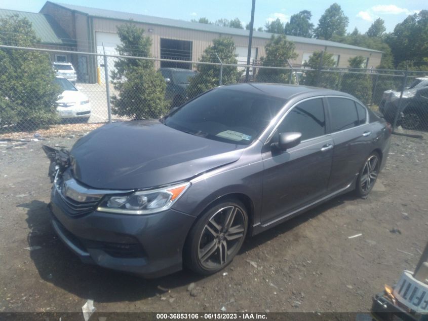2017 HONDA ACCORD SEDAN SPORT - 1HGCR2F59HA028193