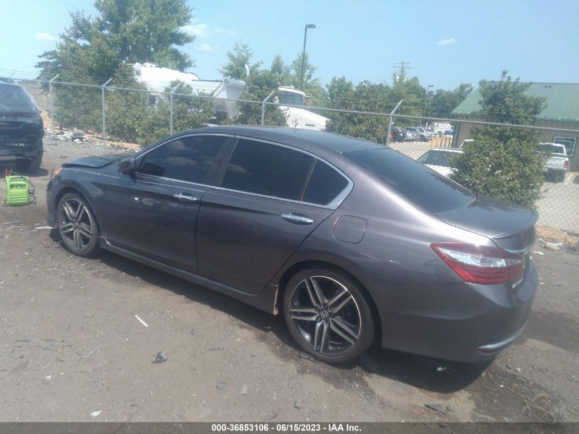 2017 HONDA ACCORD SEDAN SPORT - 1HGCR2F59HA028193