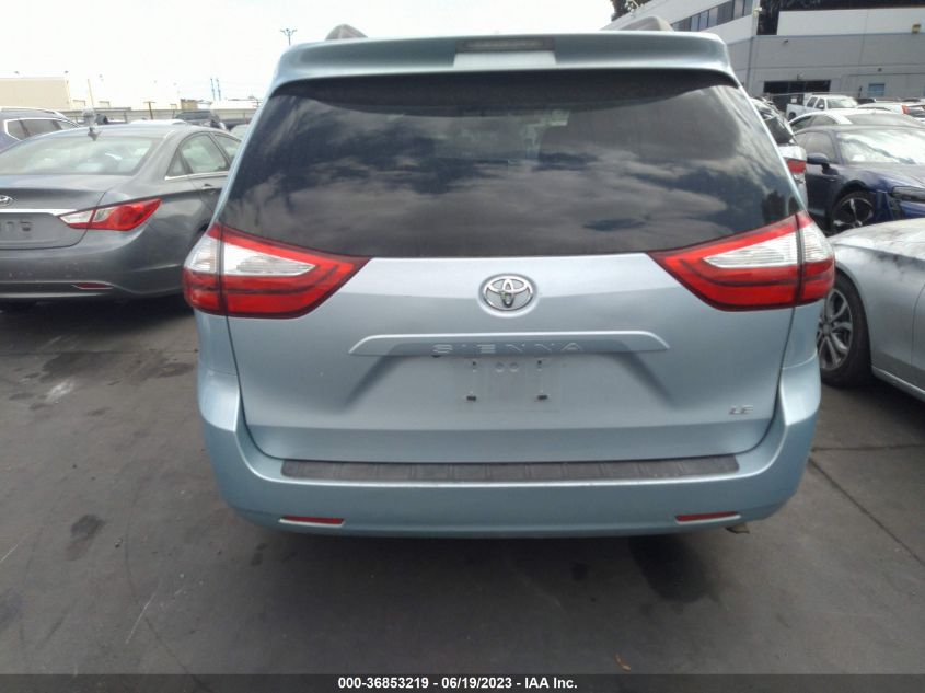 2015 TOYOTA SIENNA LE - 5TDKK3DC0FS573303