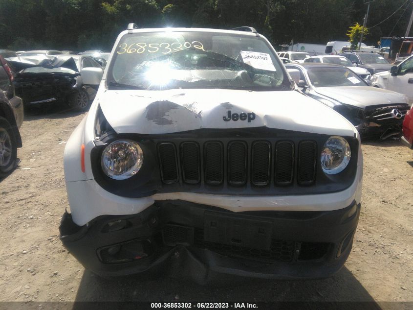 2017 JEEP RENEGADE LATITUDE - ZACCJBBB2HPE86207