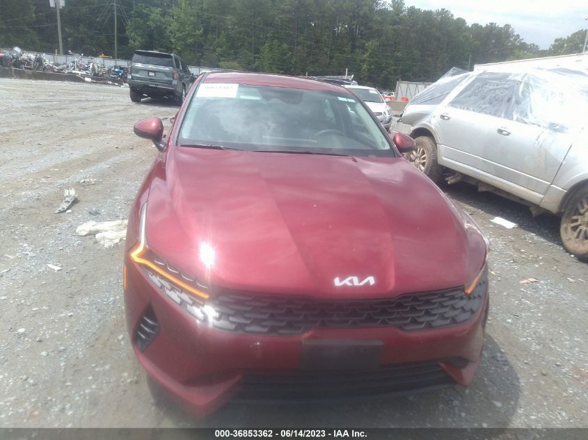 2022 KIA K5 LXS - 5XXG14J25NG143017