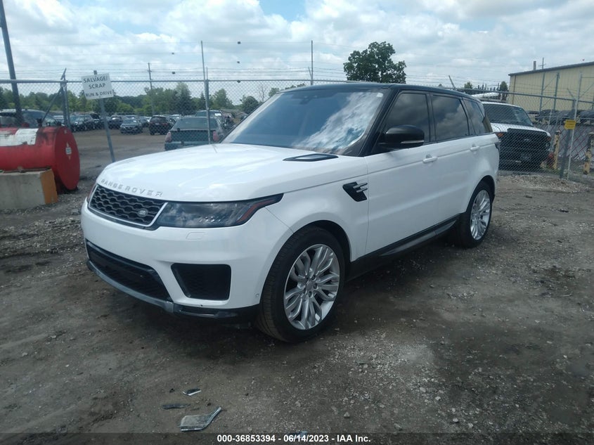 VIN SALWR2RV4KA418996 2019 LAND ROVER RANGE ROVER SPORT HSE
