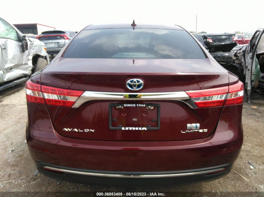 2013 TOYOTA AVALON HYBRID XLE PREMIUM 4T1BD1EB5DU003094