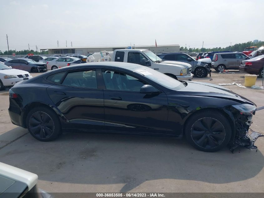 2022 TESLA MODEL S - 5YJSA1E55NF458738