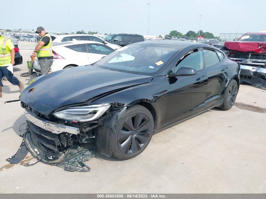 2022 TESLA MODEL S - 5YJSA1E55NF458738