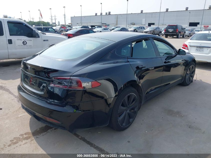 2022 TESLA MODEL S - 5YJSA1E55NF458738