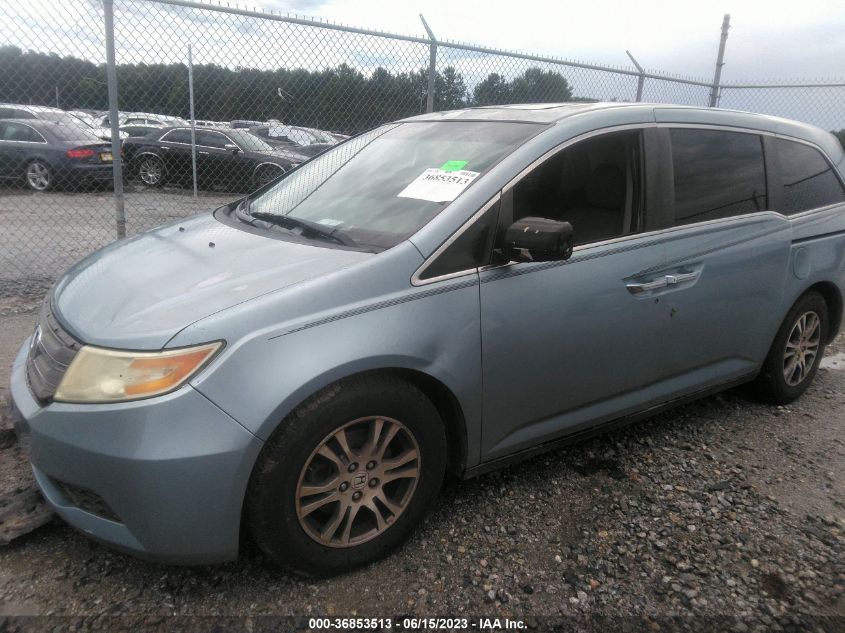 2013 HONDA ODYSSEY EX-L - 5FNRL5H64DB002653