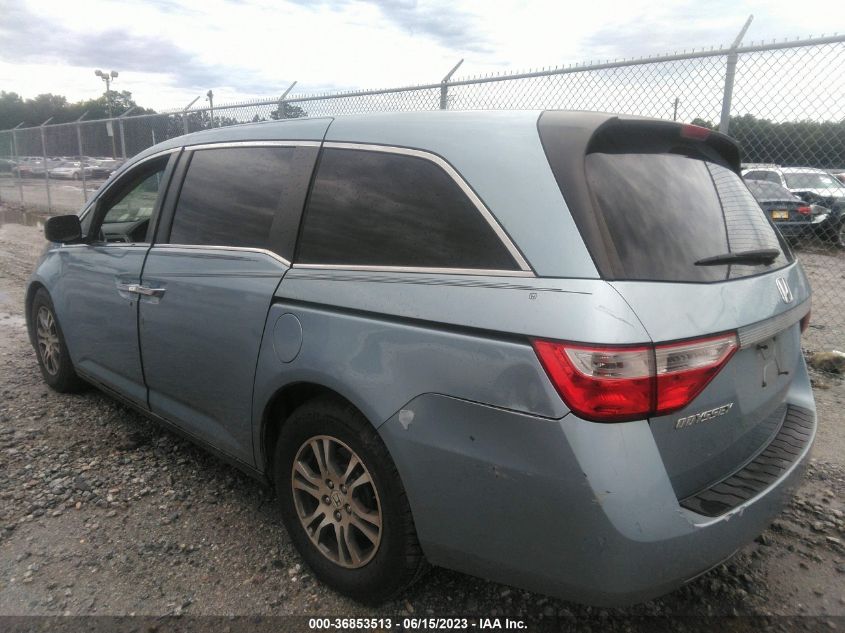 2013 HONDA ODYSSEY EX-L - 5FNRL5H64DB002653