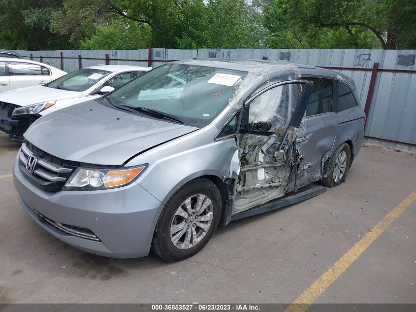 2016 HONDA ODYSSEY EX-L - 5FNRL5H67GB513374