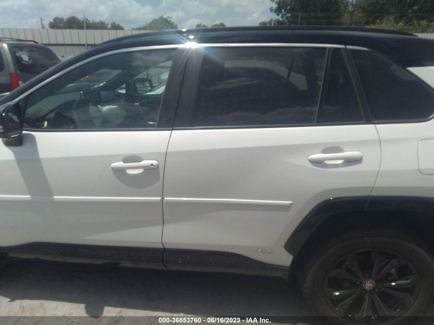 2022 TOYOTA RAV4 HYBRID XSE - 4T3E6RFV5NU097016