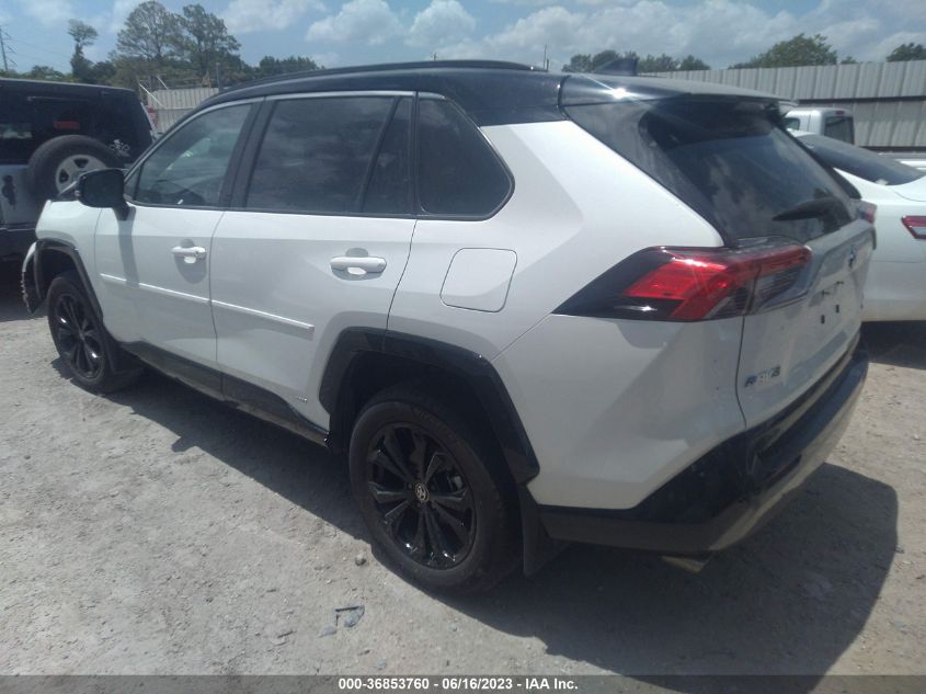 2022 TOYOTA RAV4 HYBRID XSE - 4T3E6RFV5NU097016
