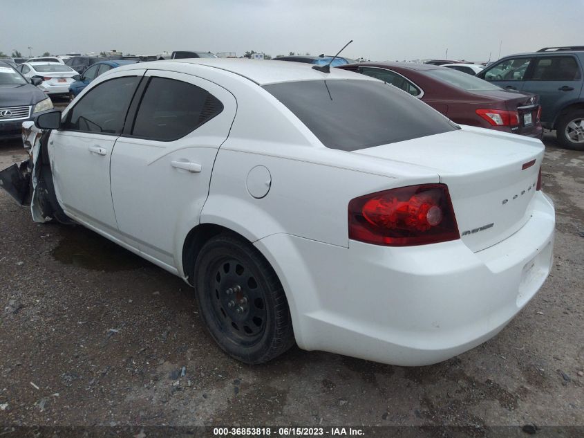 2014 DODGE AVENGER SE - 1C3CDZAB7EN174460