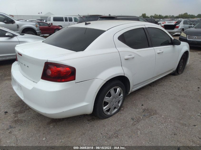 2014 DODGE AVENGER SE - 1C3CDZAB7EN174460
