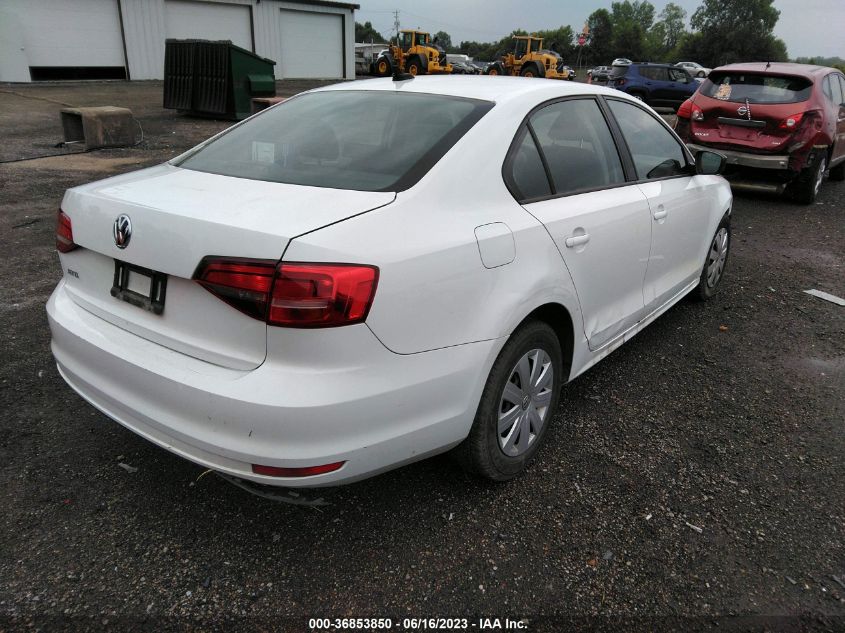 2015 VOLKSWAGEN JETTA SEDAN 2.0L S W/TECHNOLOGY - 3VW2K7AJ6FM413157