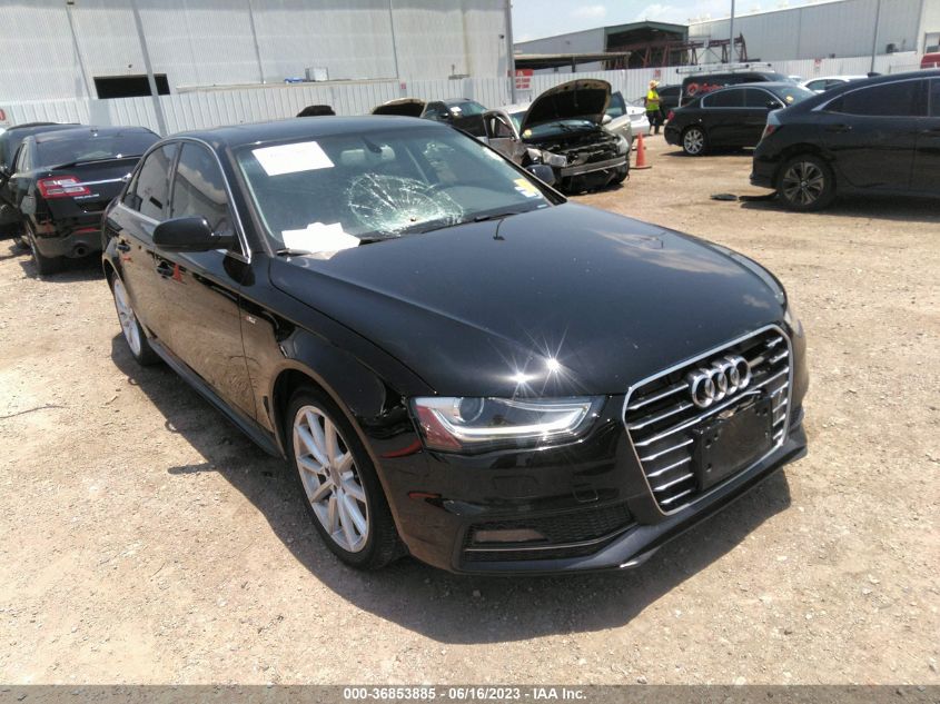 2015 AUDI A4 PREMIUM PLUS - WAUEFAFL1FN020441