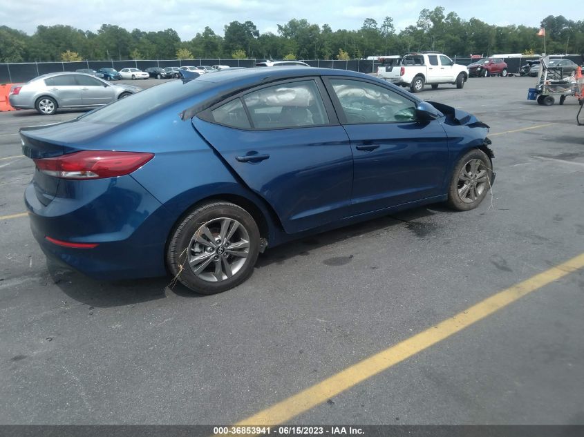 2018 HYUNDAI ELANTRA SEL/VALUE/LIMITED - 5NPD84LF8JH324528