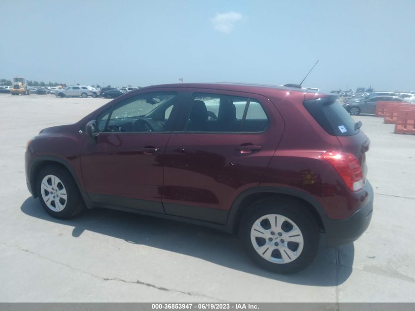 2016 CHEVROLET TRAX LS - 3GNCJKSBXGL259152