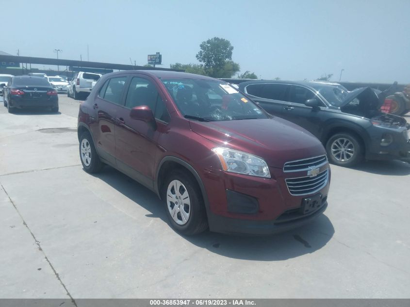 2016 CHEVROLET TRAX LS - 3GNCJKSBXGL259152