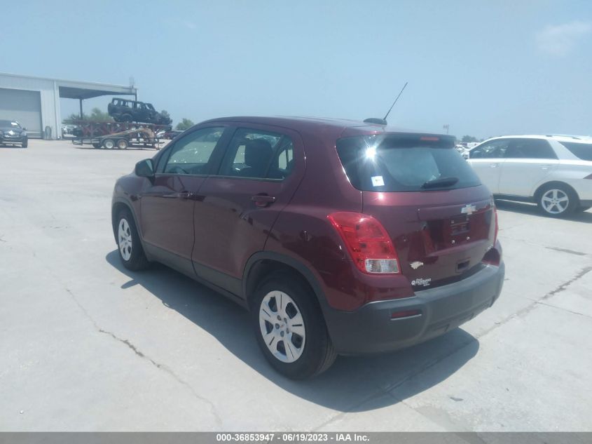 2016 CHEVROLET TRAX LS - 3GNCJKSBXGL259152