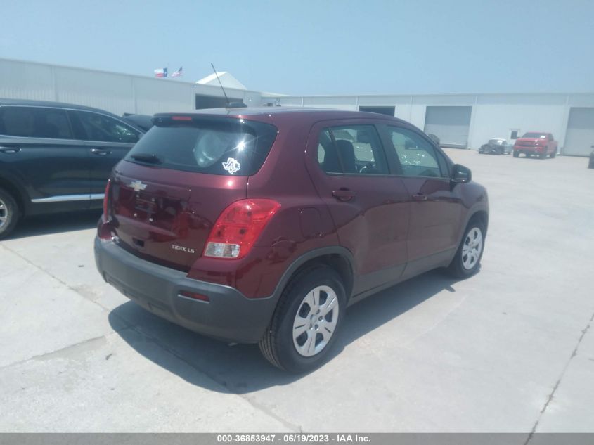 2016 CHEVROLET TRAX LS - 3GNCJKSBXGL259152