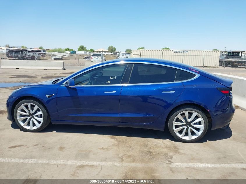 2018 TESLA MODEL 3 RANGE BATTERY - 5YJ3E1EA0JF076343