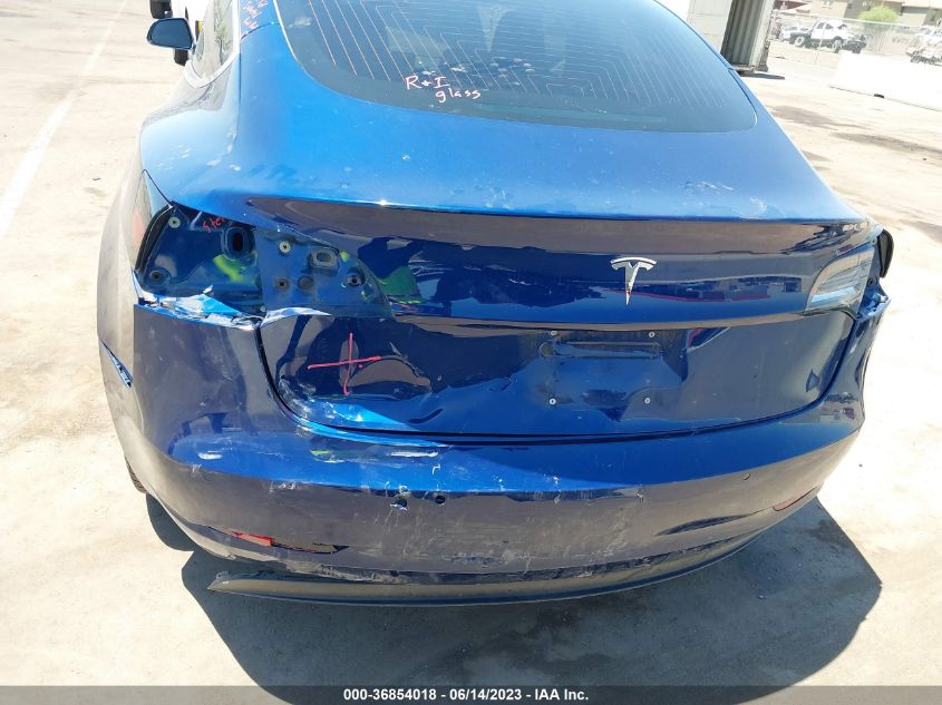 2018 TESLA MODEL 3 RANGE BATTERY - 5YJ3E1EA0JF076343