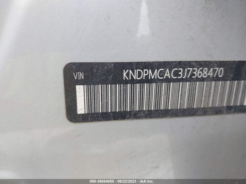2018 KIA SPORTAGE LX - KNDPMCAC3J7368470