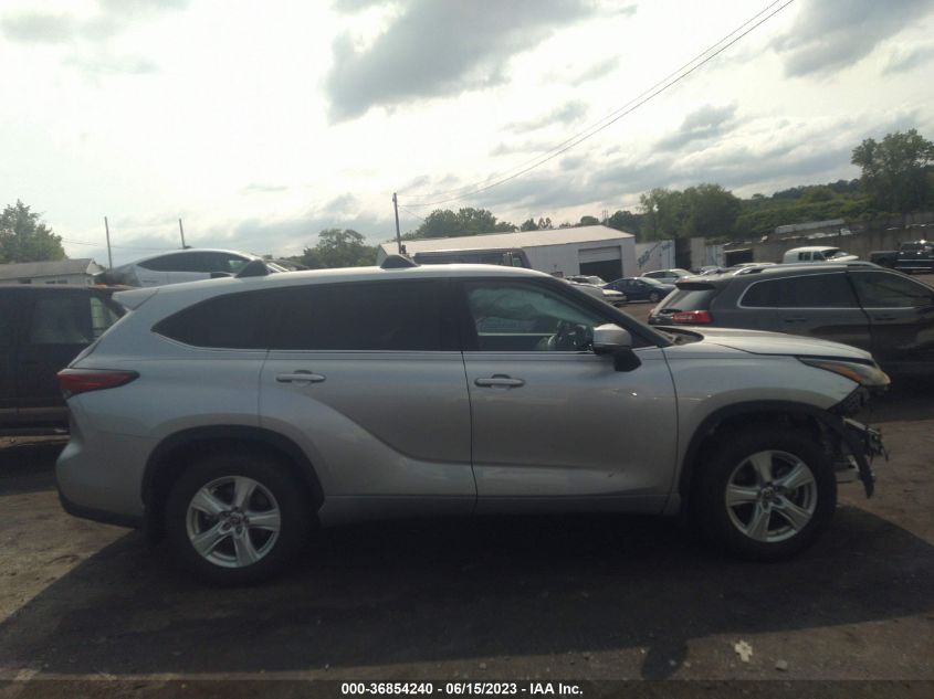 2022 TOYOTA HIGHLANDER LE - 5TDBZRBH6NS597701