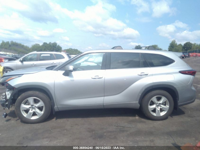 2022 TOYOTA HIGHLANDER LE - 5TDBZRBH6NS597701