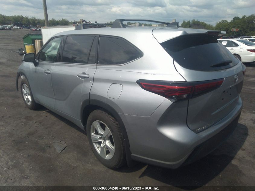 2022 TOYOTA HIGHLANDER LE - 5TDBZRBH6NS597701