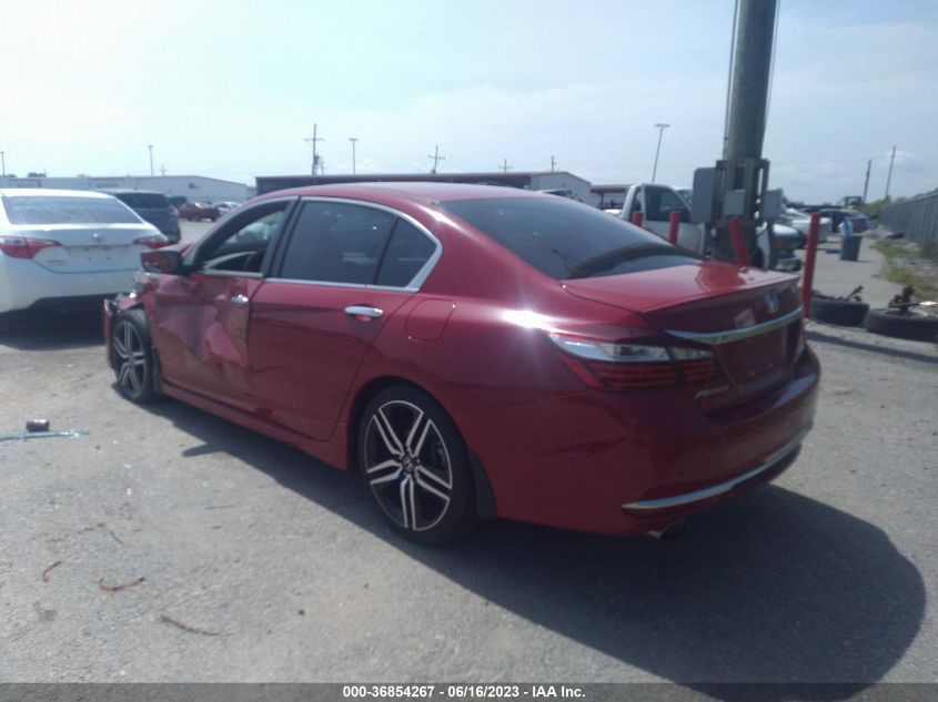 2017 HONDA ACCORD SEDAN SPORT - 1HGCR2F59HA165540