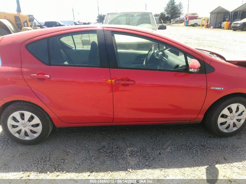 2014 TOYOTA PRIUS C ONE/THREE/TWO/FOUR - JTDKDTB33E1562790