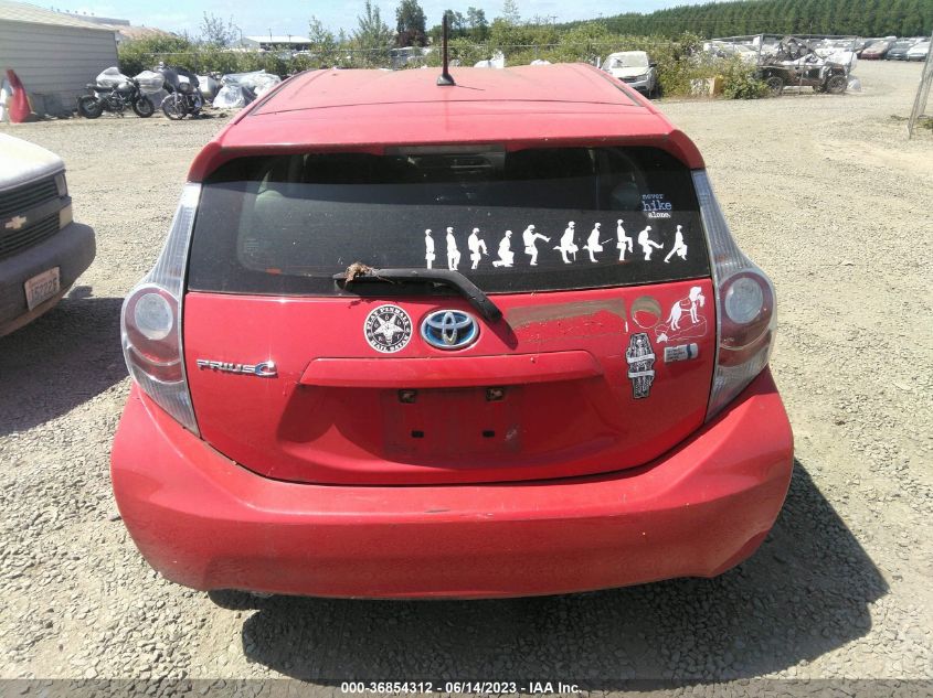 2014 TOYOTA PRIUS C ONE/THREE/TWO/FOUR - JTDKDTB33E1562790