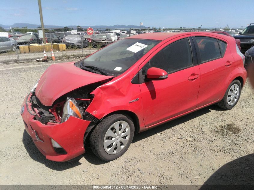 2014 TOYOTA PRIUS C ONE/THREE/TWO/FOUR - JTDKDTB33E1562790