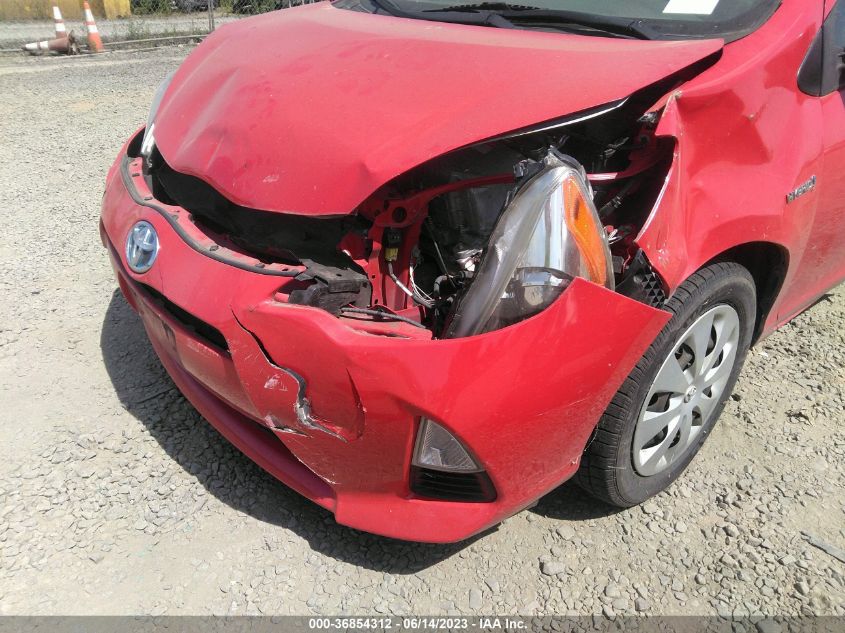 2014 TOYOTA PRIUS C ONE/THREE/TWO/FOUR - JTDKDTB33E1562790